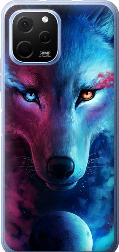 Чехол на Huawei Nova Y61 Арт-волк (3999u-2983-42517) Чехол на Huawei Nova Y61 Арт-волк (3999u-2983-42517)
