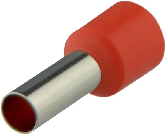 Наконечник изолированный АСКО-Укрем НТ 10,0-12 10 мм2 гильза 12 мм 1 шт. Красный (A0060010052)