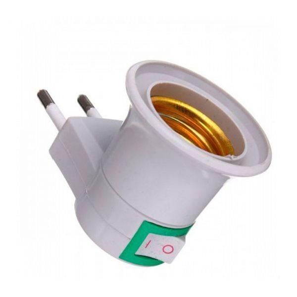 Патрон Lemanso LMA035 Е27 с вилкой и кнопкой Белый (2178851509)