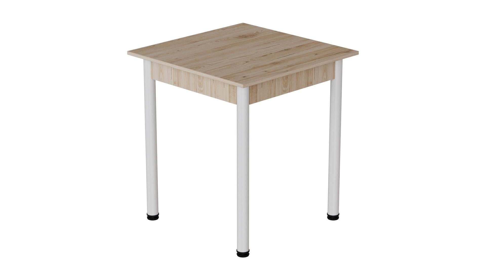 Стол кухонный Ferrum-decor Агата ДСП 16 мм 75x90x90 см Белый/Сан-Марино (FRD-105638)