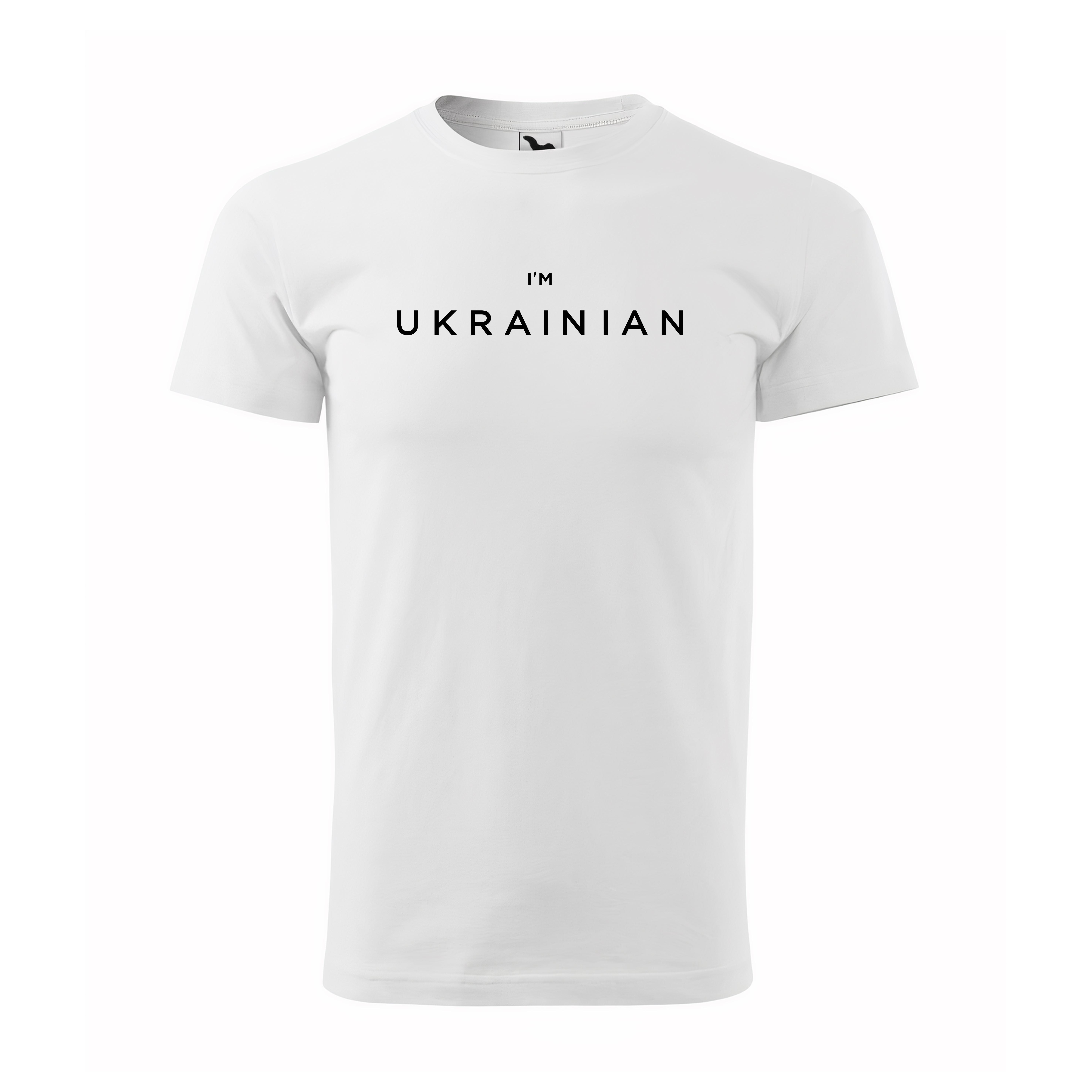 Футболка патріотична з вишивкою "I'm Ukrainian" S Білий Футболка патріотична з вишивкою "I'm Ukrainian" S Білий