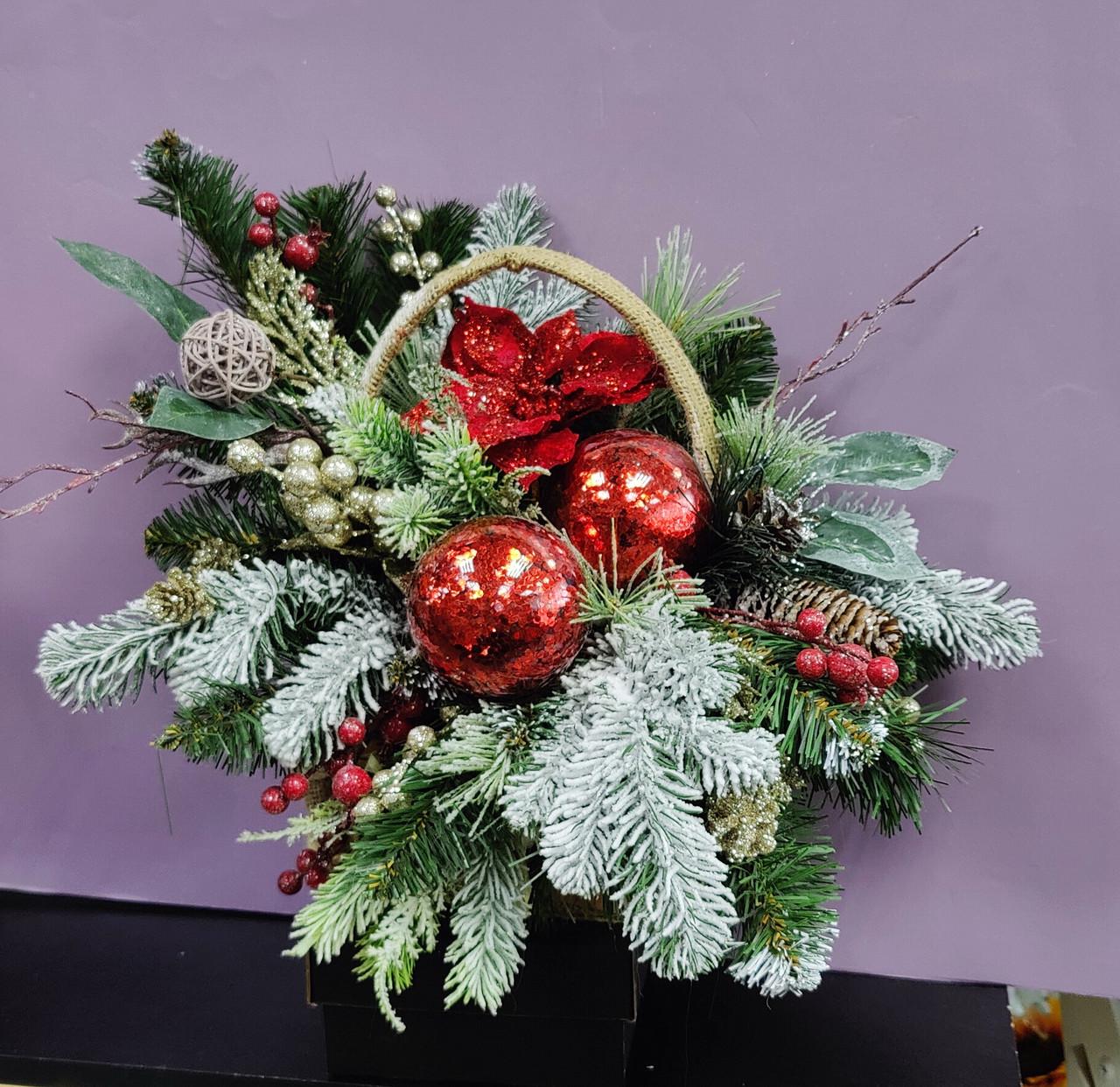 Композиция новогодняя 40x40x30 см (3010.041) Композиция новогодняя 40x40x30 см (3010.041)