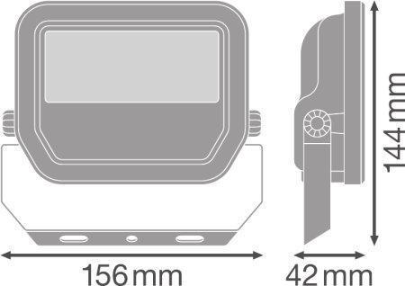 LED-прожектор Ledvance Trade 20W 4000K 2400 Lm IP65 (FL PFM SYM 100 BK) - фото 4