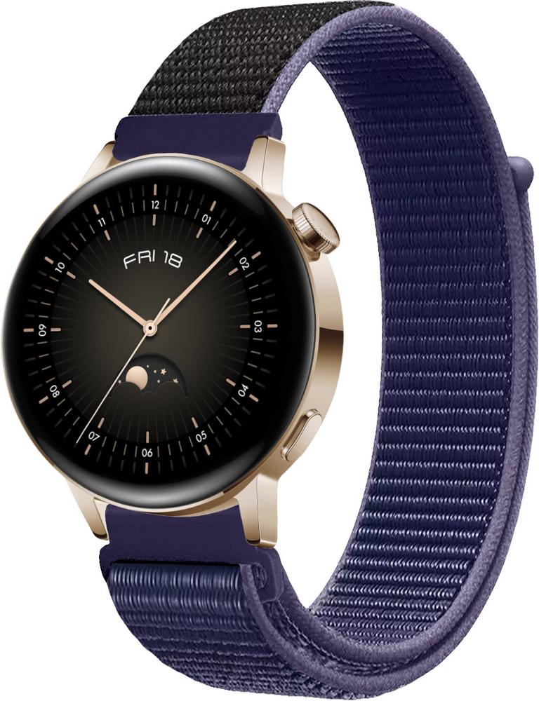 Ремешок нейлоновый Sport Loop для Huawei Watch GT3 42 мм Midnight Blue (16130-4D)