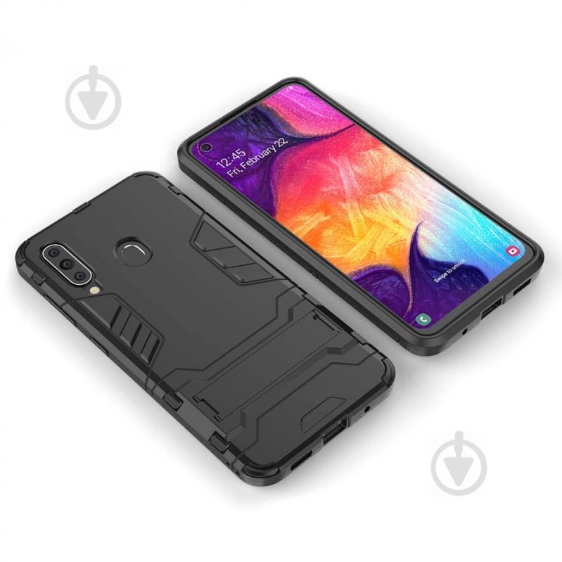 Чохол Protective Armor для Samsung A207 Galaxy A20s Чорний (arbc6049) - фото 4