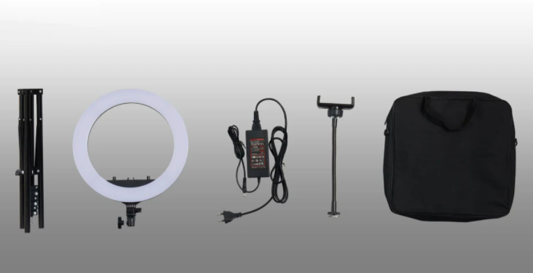 Кільцева професійна led лампа D45 см HQ18 з пультом (HQ 18-VP) - фото 10