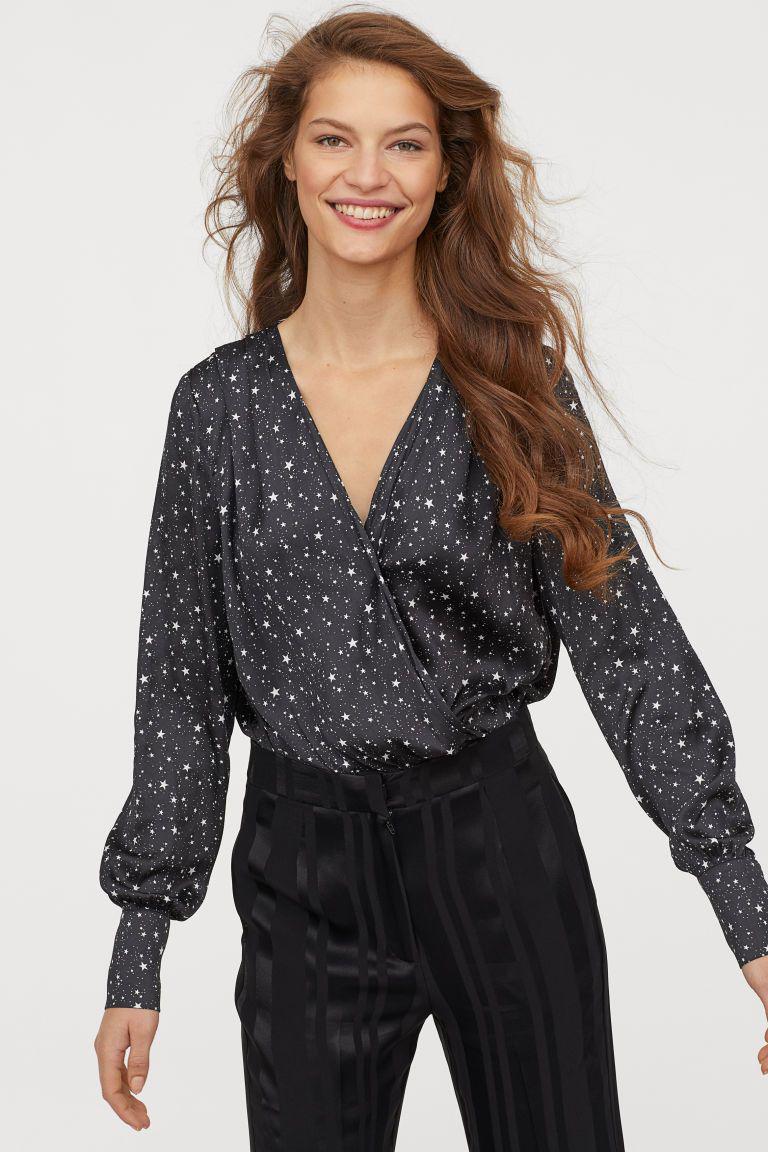 Блуза-боді 34 Чорний (6886419RP3) - фото 2