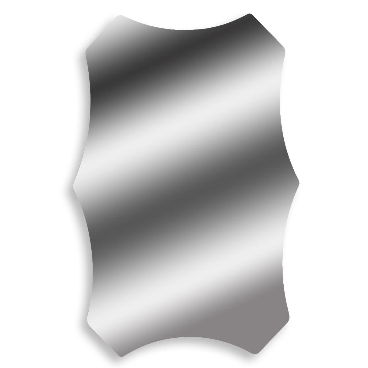 Наклейка зеркальная 3D 40х60 см 2 мм OS-HA03 Silver (SW-0000152112)