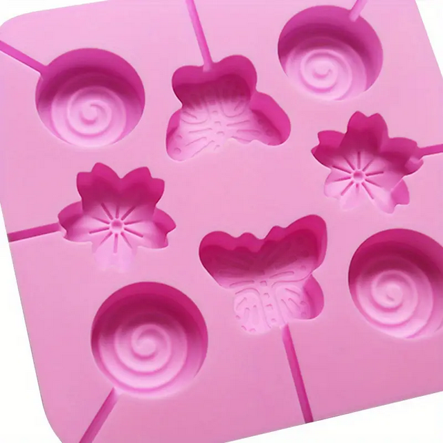 Форма силиконовая с 8 отверстиями для сладостей Розовый (SAM-19182) - фото 6 Форма силиконовая с 8 отверстиями для сладостей Розовый (SAM-19182) - фото 6