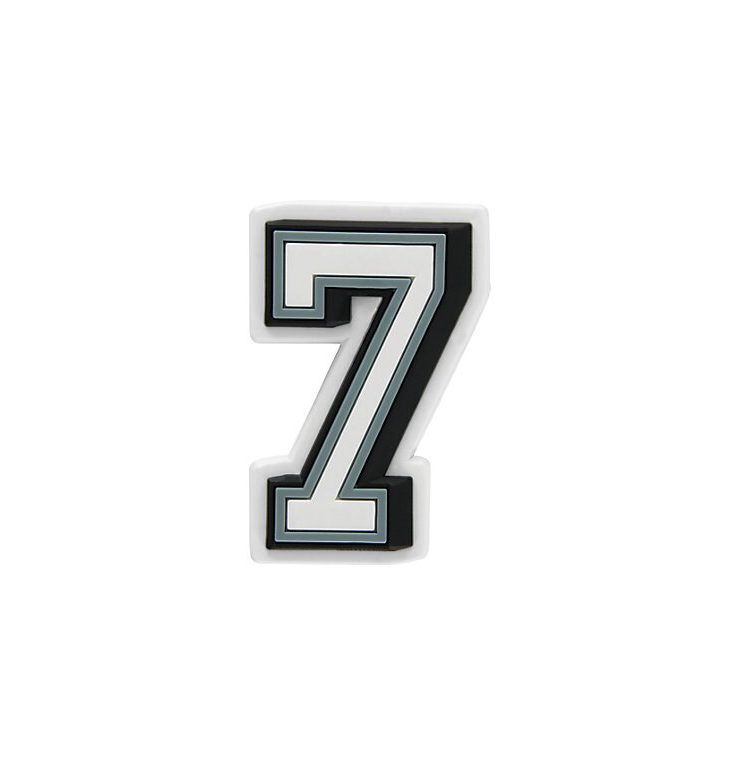 Джибітс для взуття JIBBITZ Цифра 7 світиться в темряві № 1201 (JIB1201)