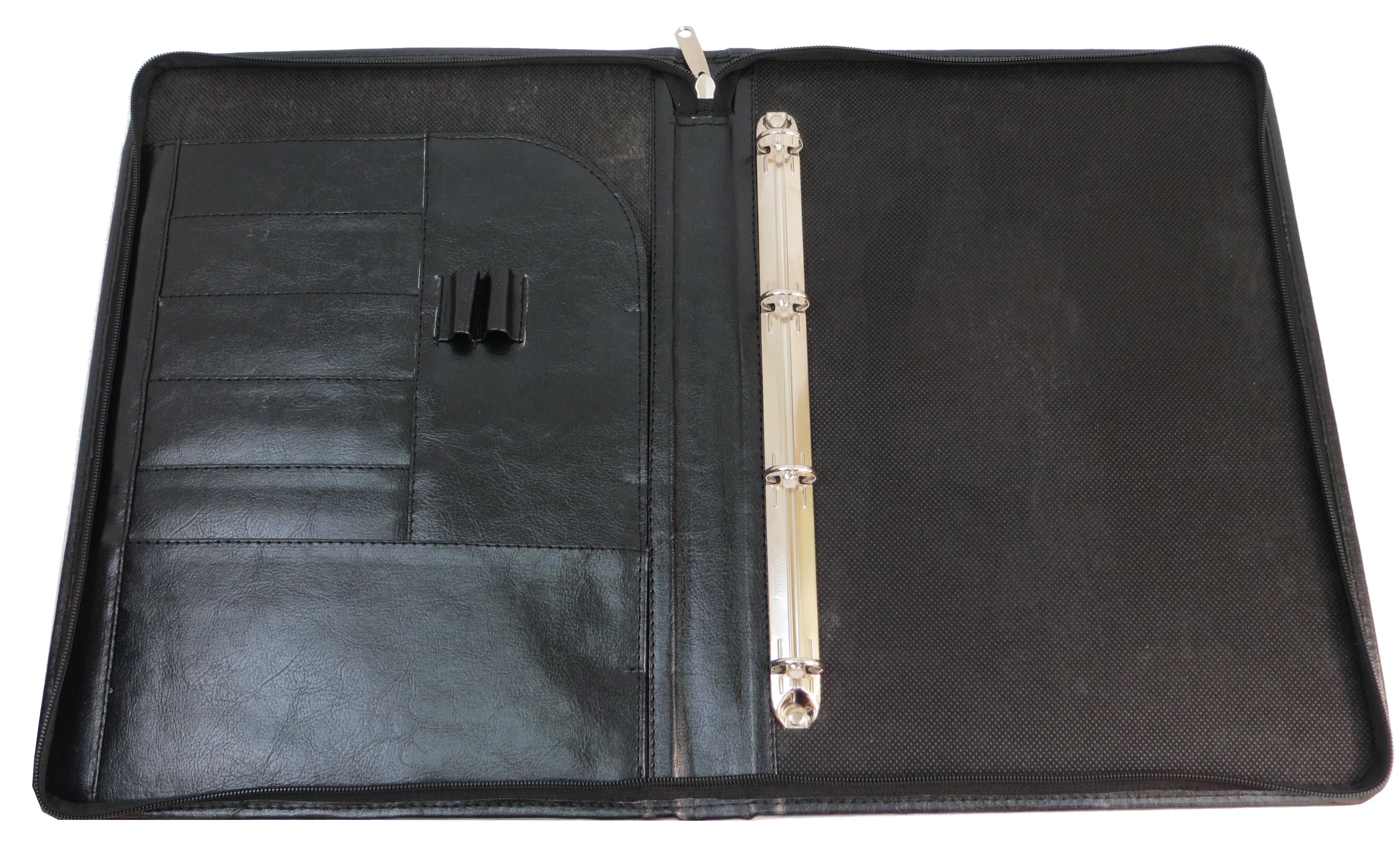 Папка деловая Exclusive для документов из экокожи Черный (715300-1 Black) - фото 2 Папка деловая Exclusive для документов из экокожи Черный (715300-1 Black) - фото 2