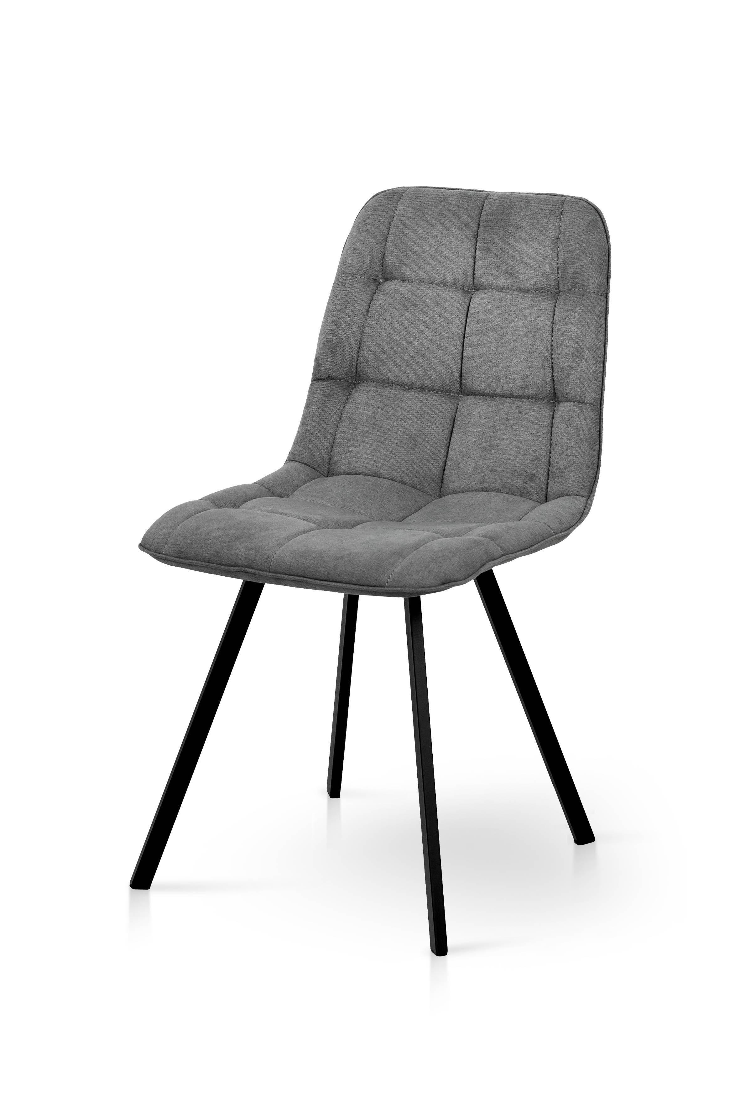 Кухонный стул SOFT Черный/Темно-серый