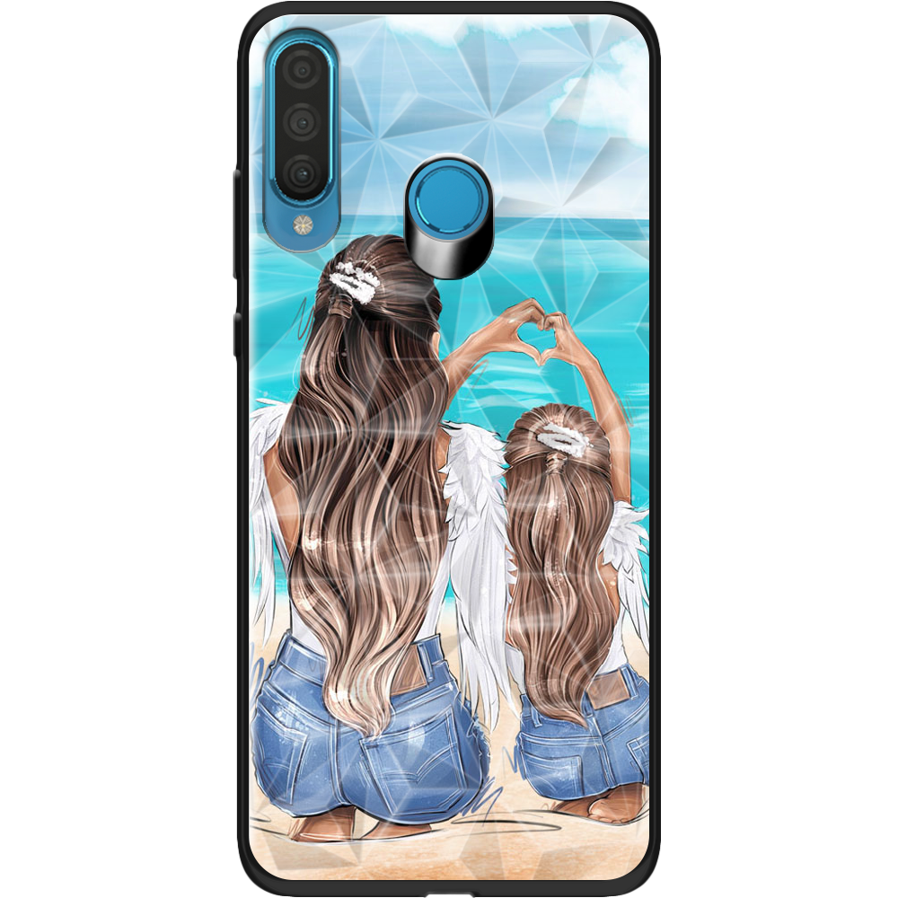 Чехол Boxface Huawei P30 Lite Family Vacation Черный силикон с призмой (36871-up2380-37851)