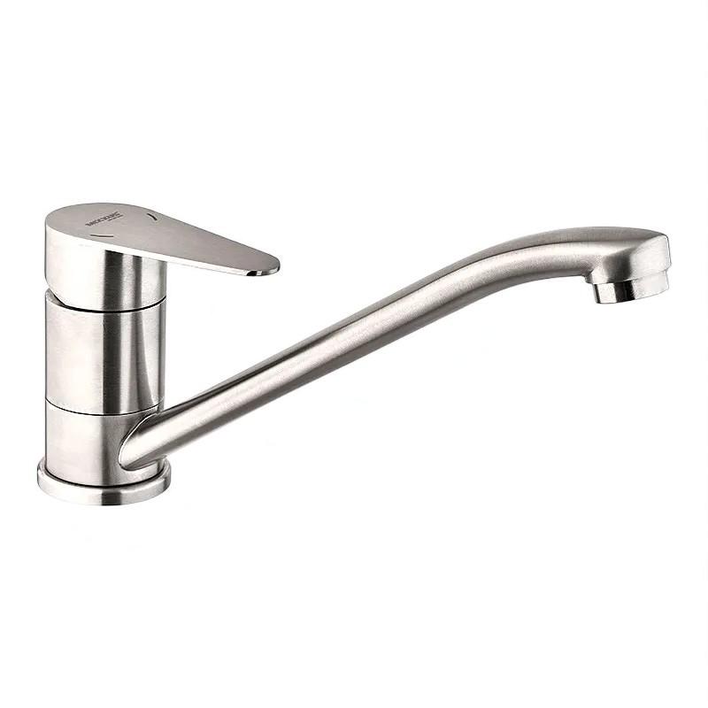 Смеситель для кухни с коротким изливом MIXXUS NEO-004 нержавеющая сталь SUS304 Хром (b-MI6178)