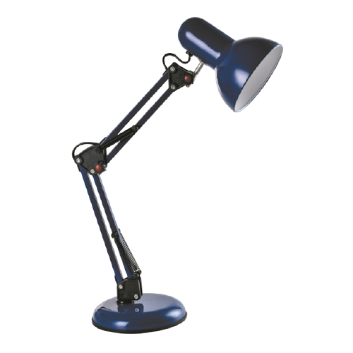 Лампа настільна Lumano 60W E27 LU-074-1800 на підставці синя