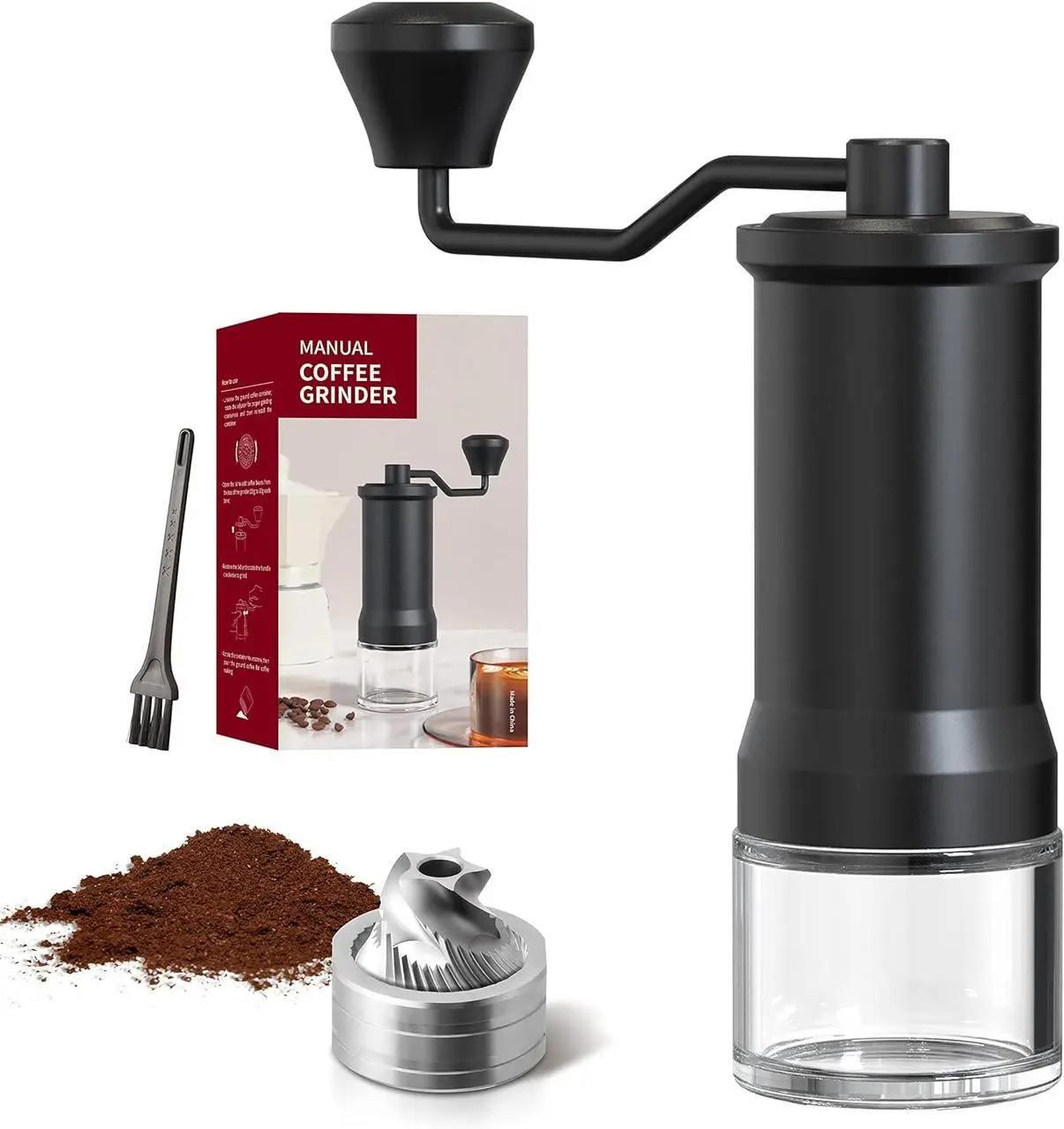 Кавомолка ручна KMDJ зі сталевими жорнами і регулюванням ступеня помелу (KMDJ-B) - фото 3