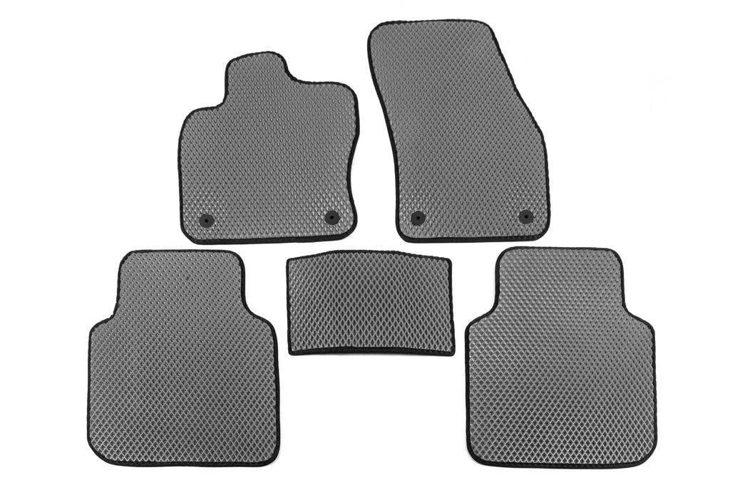 Коврики EVA Ollspase 2 ряда для Volkswagen Tiguan 2016-2023 гг. Серый (128735)