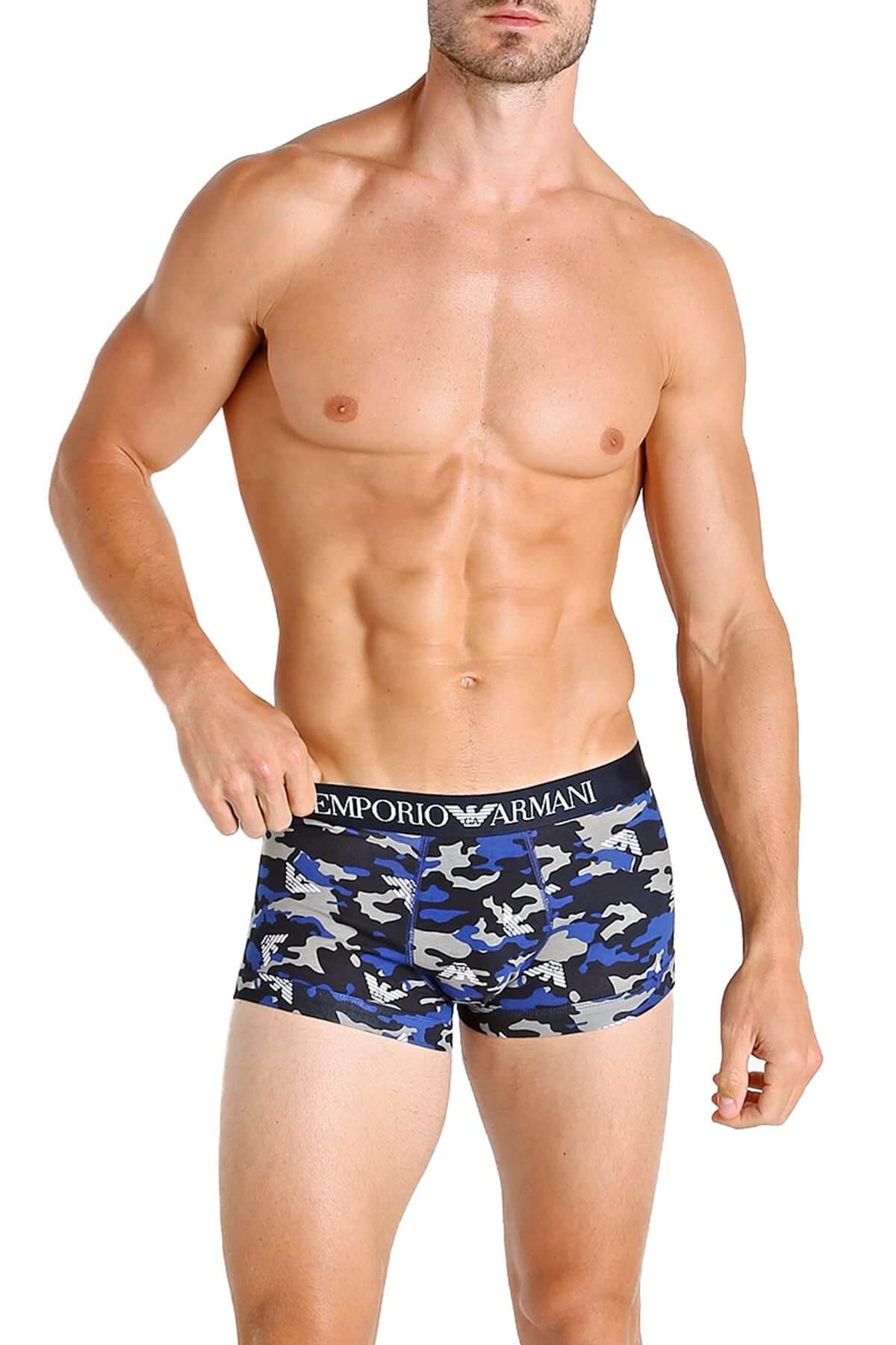 Трусы мужские боксеры Emporio Armani L Синий (1P508-111389син)