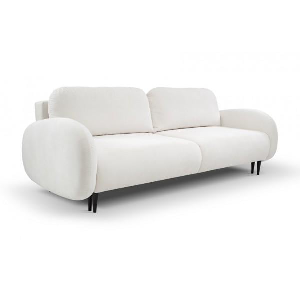 Диван раскладной Perfect Home Soft из натурального дерева/ДСП/ткани Run again 01 Кремовый (49712) - фото 2 Диван раскладной Perfect Home Soft из натурального дерева/ДСП/ткани Run again 01 Кремовый (49712) - фото 2