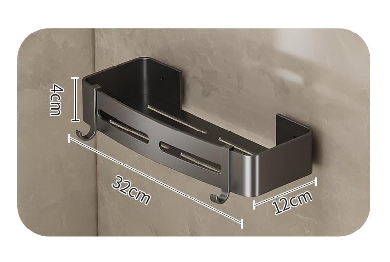 Полиця для ванної кімнати поличка (00603) - фото 3