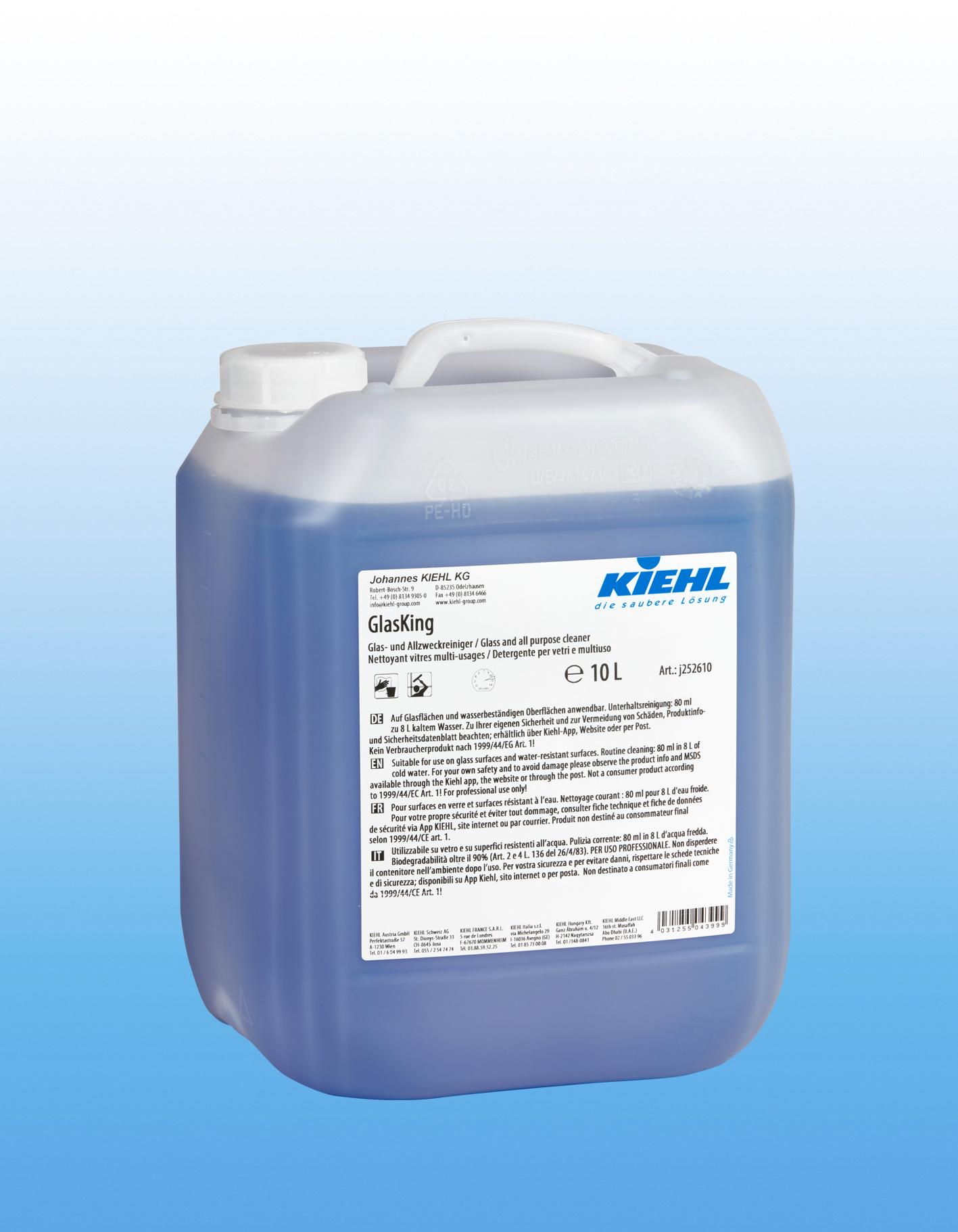 Средство GlasKing для мытья окон/стекол и универсальное для чистки 10 л - фото 2