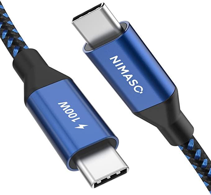 Кабель для быстрой зарядки NIMASO, USB Type C 100W 20V/5A PD, (1600410006)