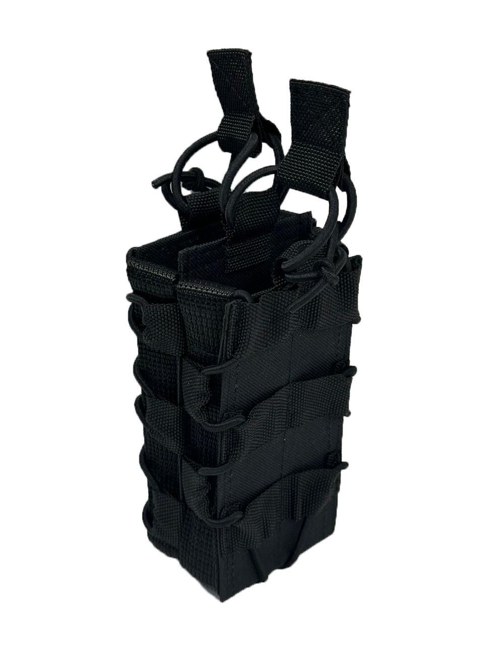Підсумок МК подвійний штурмовий АК для магазинів на системі MOLLE Чорний (3577677)