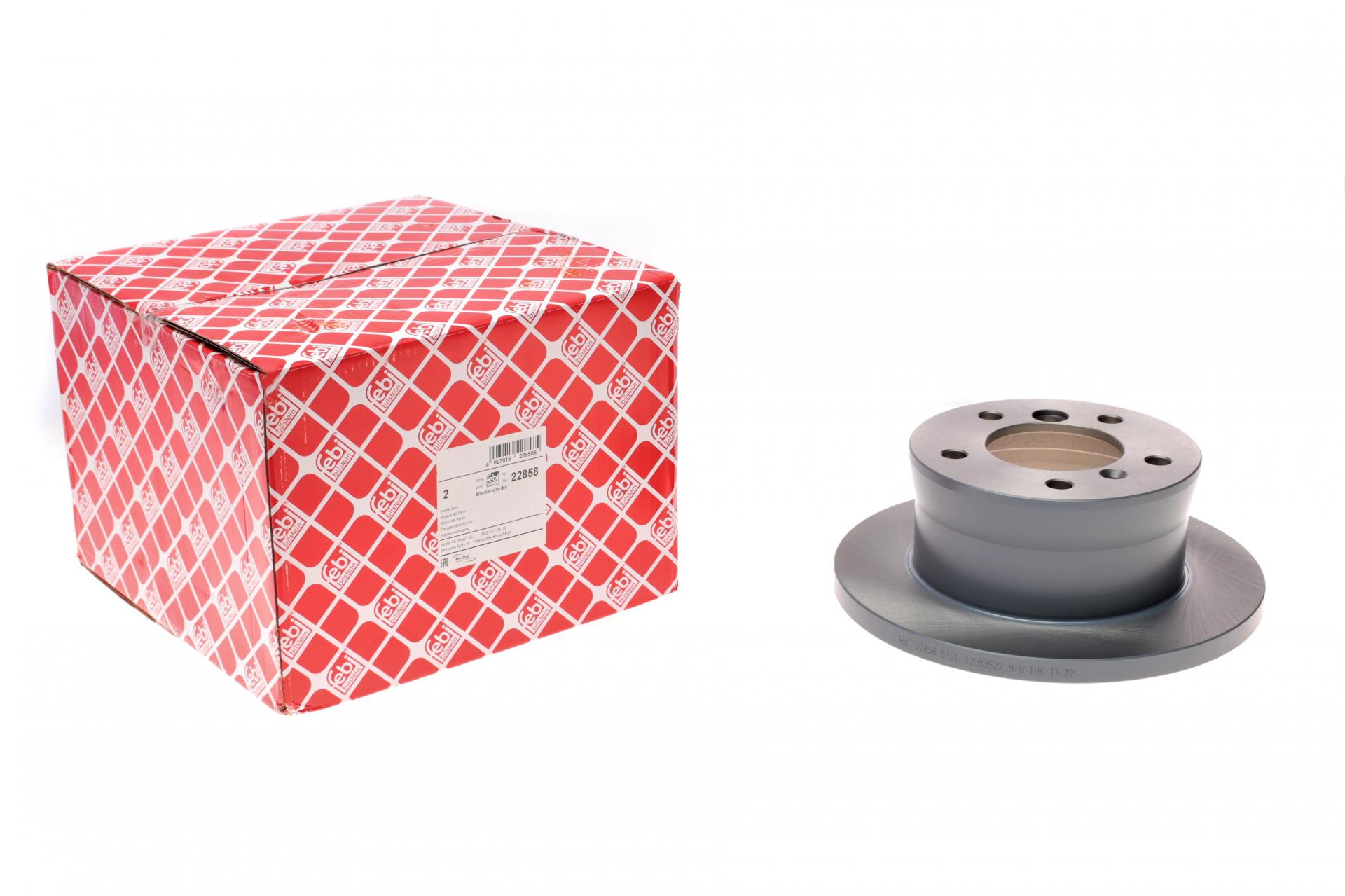 Диск тормозной задний FEBI BILSTEIN для Mercedes Sprinter 308-316CDI 96- 271x16 мм (22858)