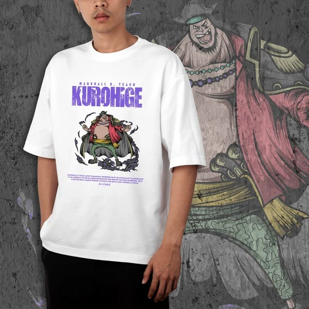 Футболка чоловіча з принтом Ван Піс Marshall D Teach р. 48 (2896476954)