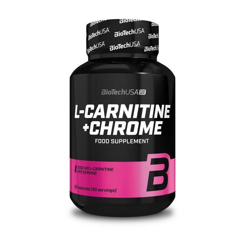 Комплекс с L-карнитином BioTech L-Carnitine+Chrome 60 капс.