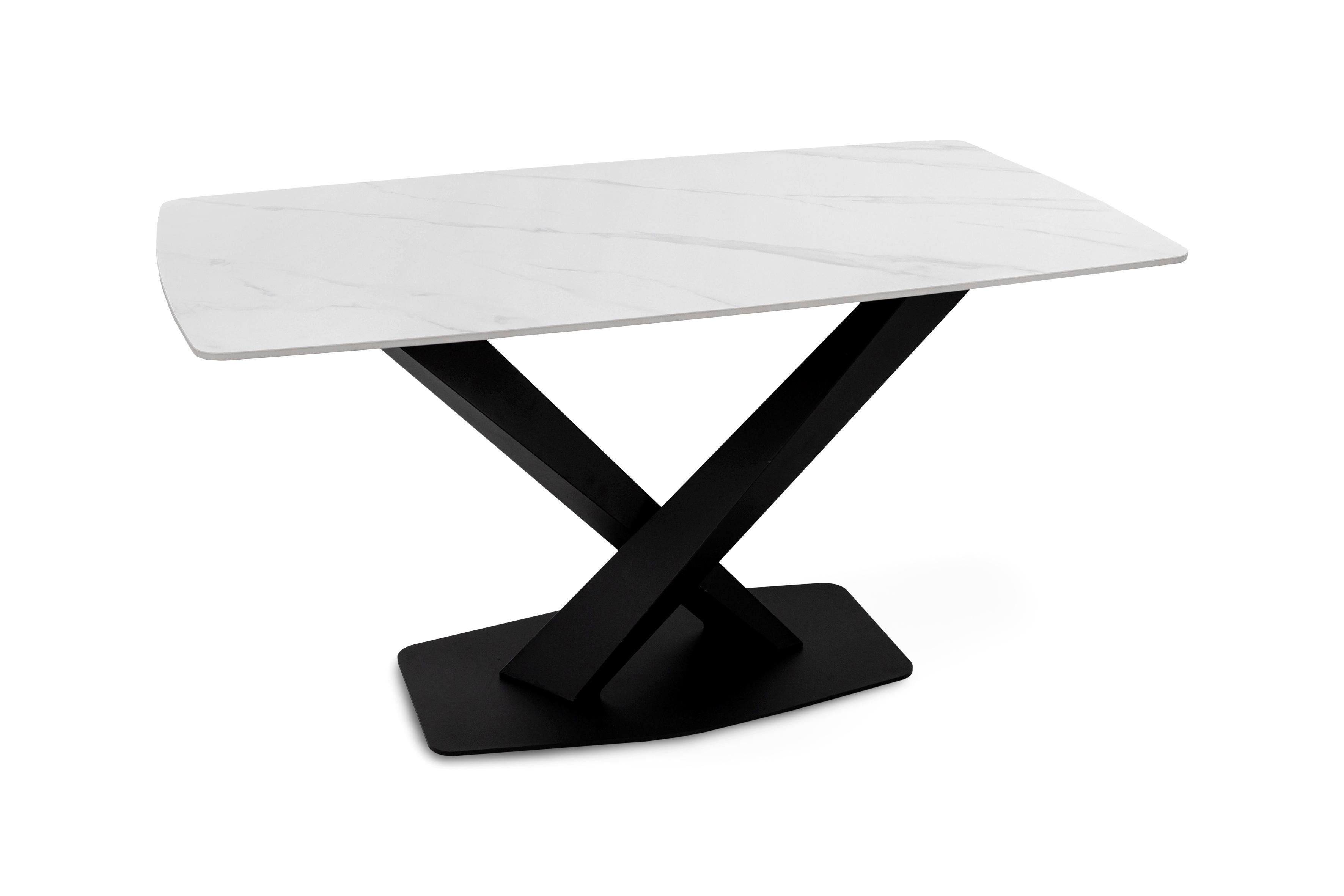 Обідній стіл Грейс Бінго 1400х800х750 мм Кераміка/Білий мармур (GAА0057204) - фото 6 Обідній стіл Грейс Бінго 1400х800х750 мм Кераміка/Білий мармур (GAА0057204) - фото 6