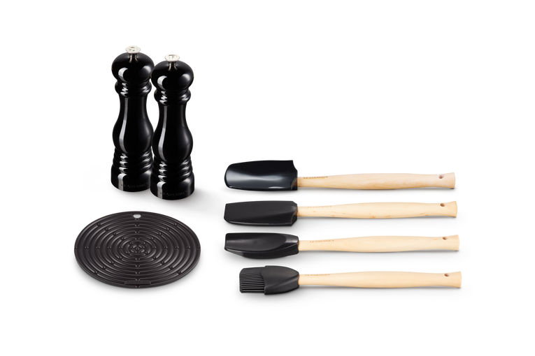 Набор кухонных аксессуаров Le Creuset 7 пр. Черный (KitAccesBlack)