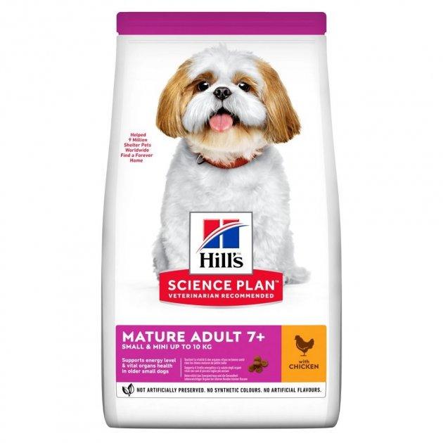 Корм сухой Hill's Science Plan Canine Mature Small&Mini с курицей для стареющих собак мелких пород 6 кг (052742025407)