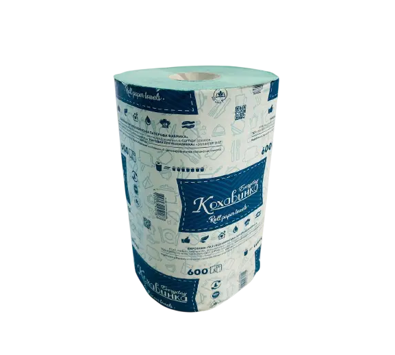 Бумажные полотенца Кохавинка в рулоне 80 м 600 шт.