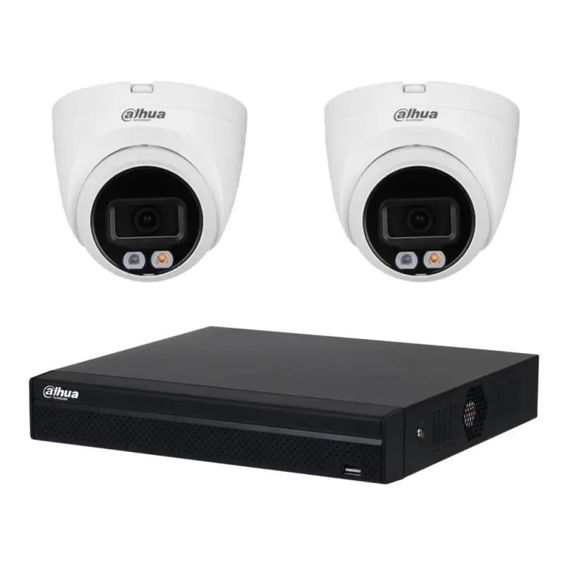 Комплект IP видеонаблюдения уличный Dahua KIT-DH124