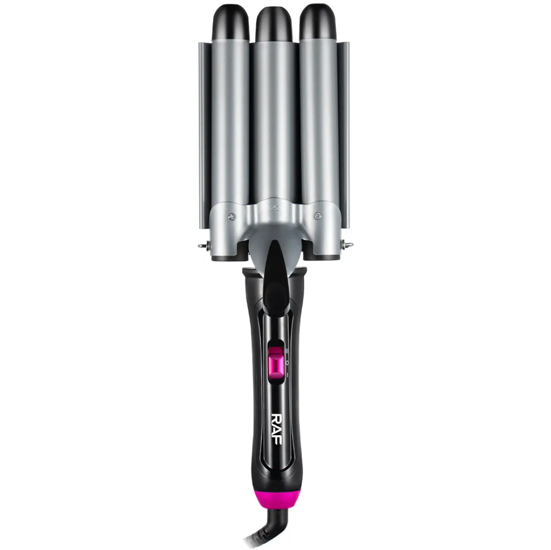 Плойка для завивки волосся RAF R 481B три хвилі керамічна (25610761) Плойка для завивки волосся RAF R 481B три хвилі керамічна (25610761)