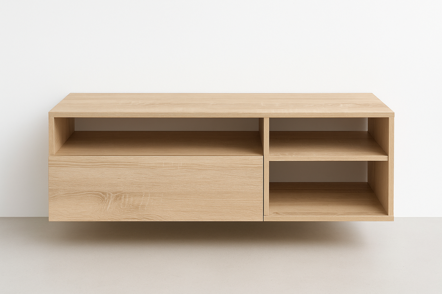 Тумба під ТВ навісна №18 45х200х35 см Дуб Сонома світлий Тумба під ТВ навісна №18 45х200х35 см Дуб Сонома світлий