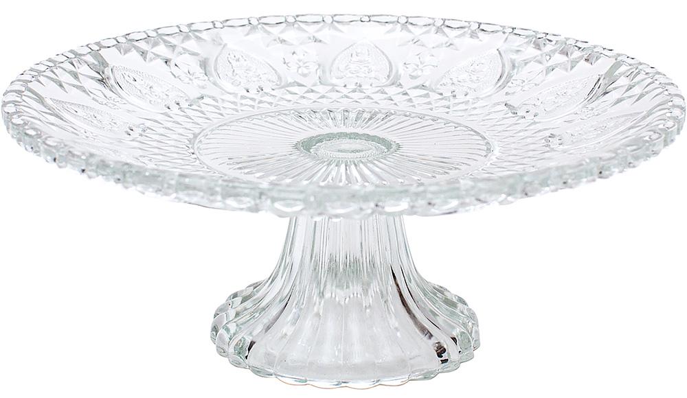 Блюдо Ajour Ø 25 см стеклянная на ноге (BD-543-121)