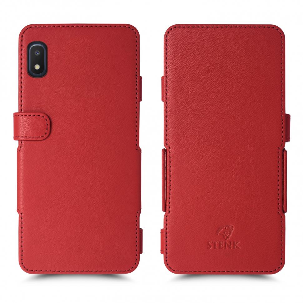 Чехол книжка Stenk Prime для Samsung Galaxy A10e Selfie Красный (66624)