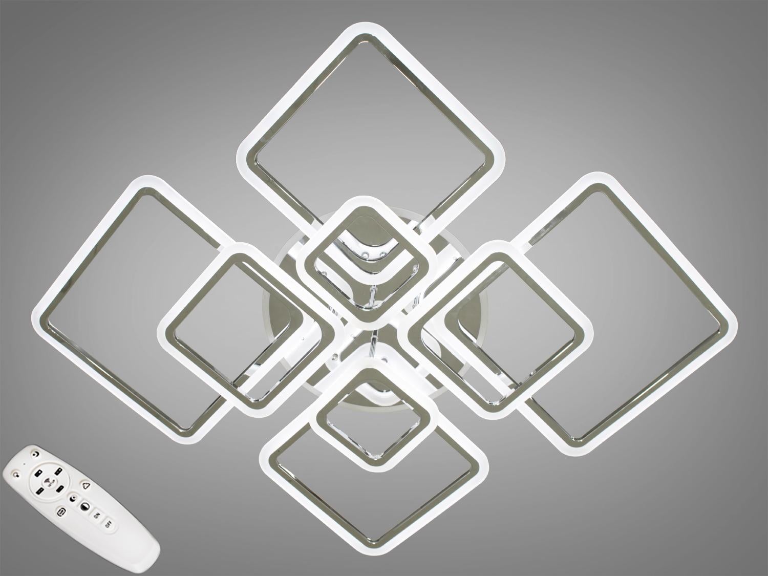 Люстра потолочная с диммером Diasha 235W Хром.