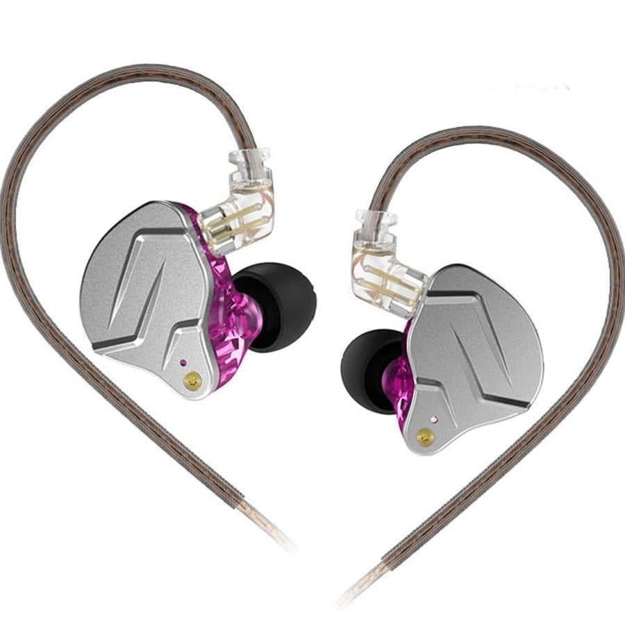 Наушники проводные Knowledge Zenith ZSN Pro No Mic двудрайверные гибридные Purple (17960057) Наушники проводные Knowledge Zenith ZSN Pro No Mic двудрайверные гибридные Purple (17960057)