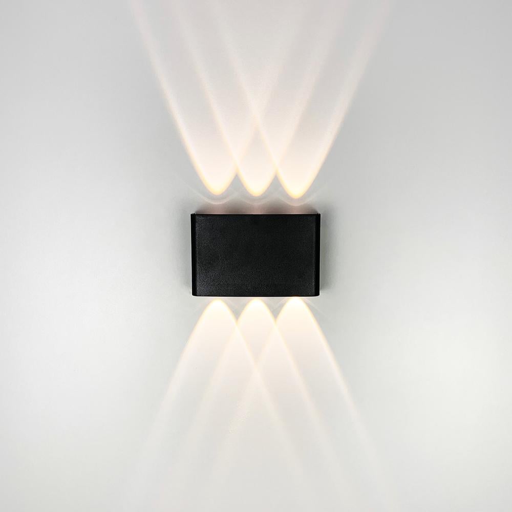 Светильник светодиодный MAXUS MWL 6W 3CCT IP65 BL Square Черный (1-MWL-6W-BLS)