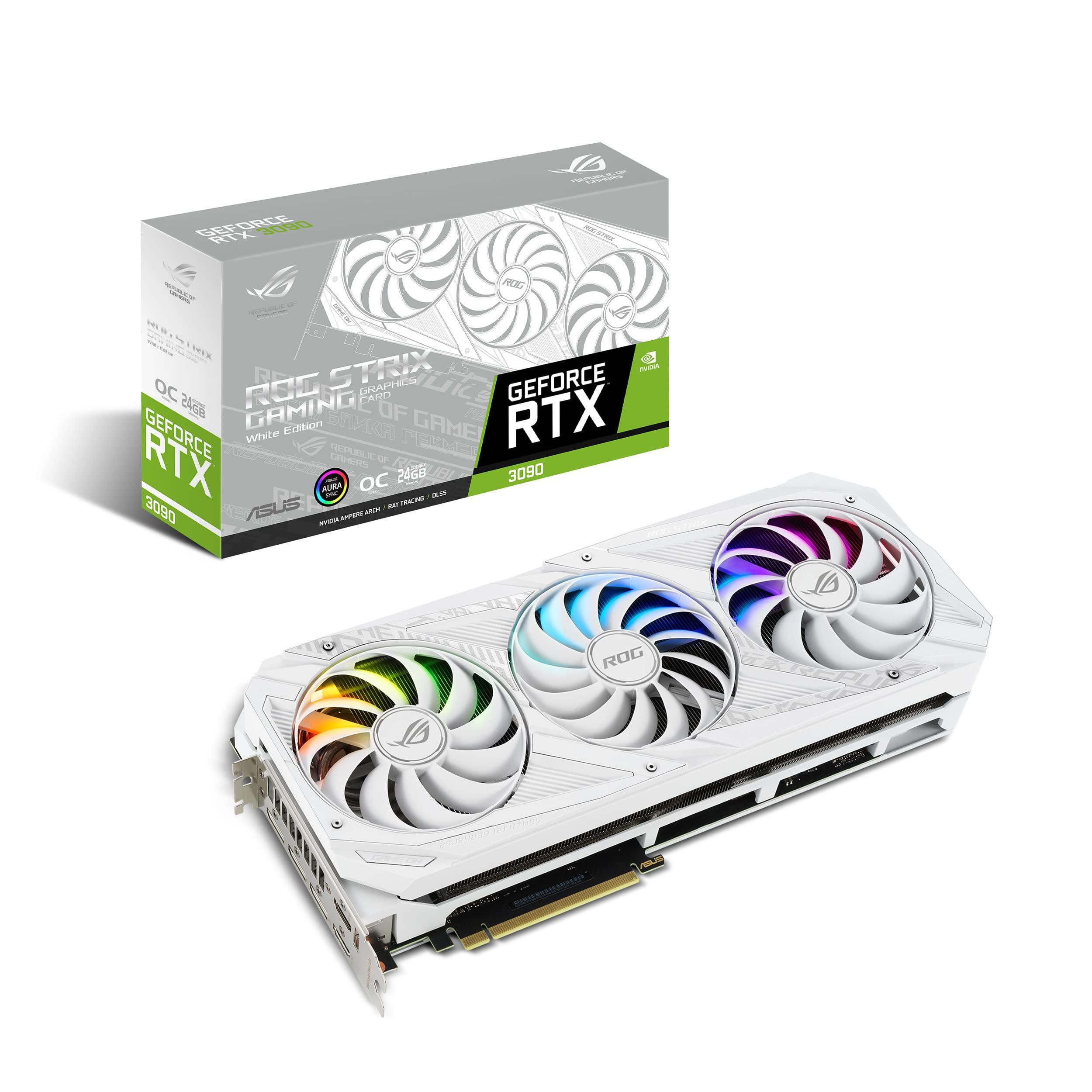 Відеокарта Asus ROG-STRIX-RTX3090-O24G White (23067767) Відеокарта Asus ROG-STRIX-RTX3090-O24G White (23067767)