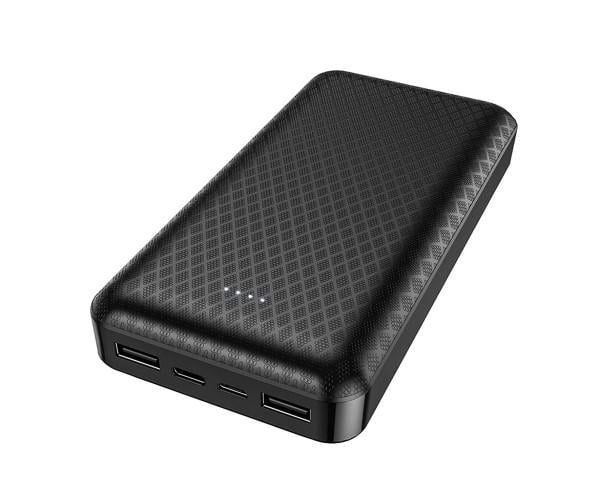 Батарея портативная Power Bank Borofone BJ3A 20000 mAh Black - фото 2 Батарея портативная Power Bank Borofone BJ3A 20000 mAh Black - фото 2