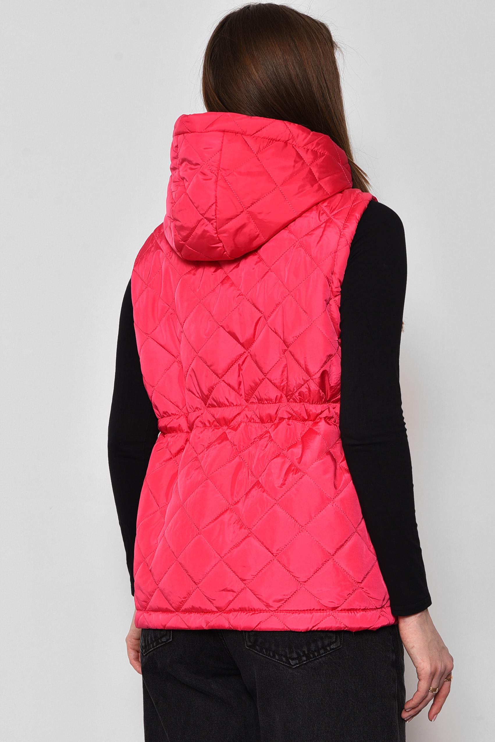 Жилетка жіноча демісезонна S Рожевий (174210) - фото 3 Жилетка жіноча демісезонна S Рожевий (174210) - фото 3