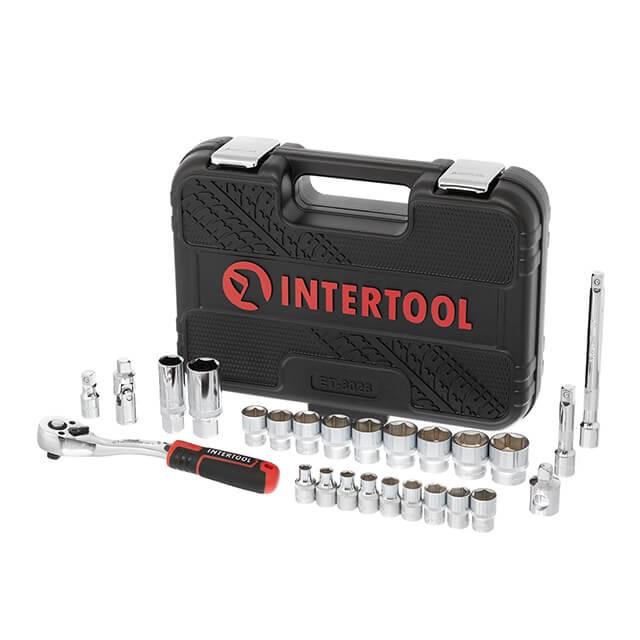 Набор инструментов Intertool ET-8026 3/8" 26 шт. (21-31-ET-8026) - фото 3