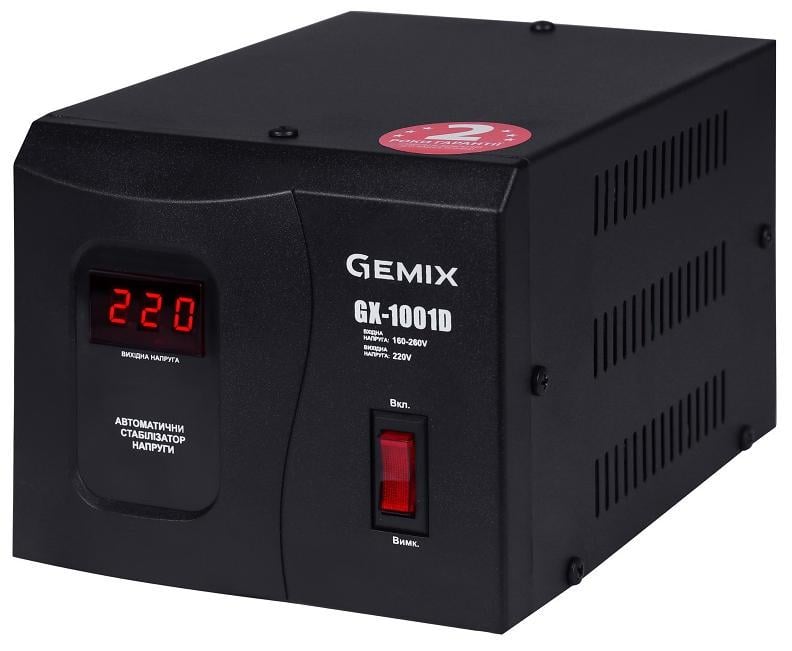 Стабилизатор напряжения Gemix GX-1001D (278400)