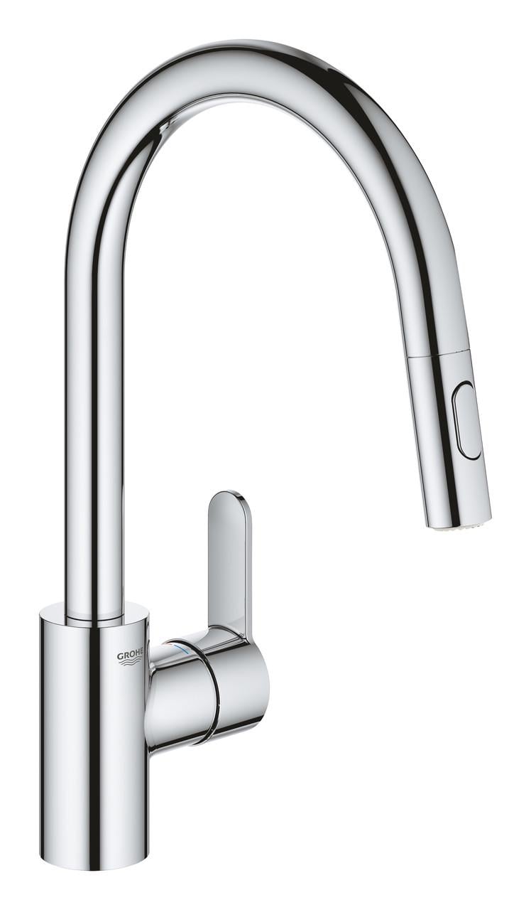 Смеситель для кухни Grohe Eurostyle Cosmopolitan с выдвижным изливом (31482003)