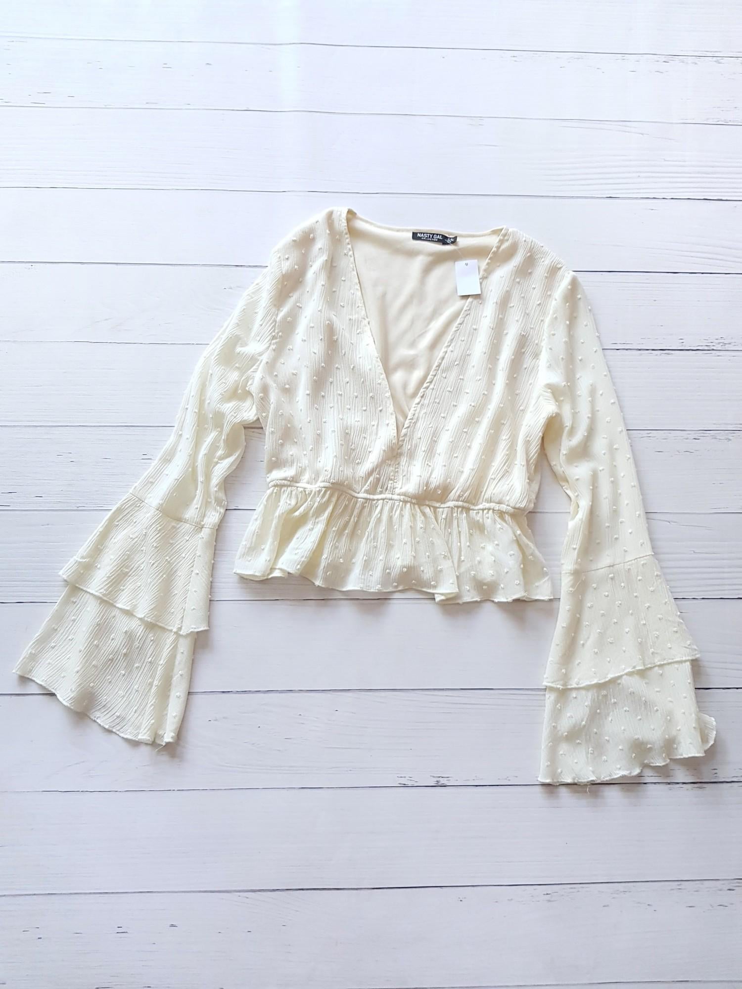 Топ женский Nasty Gal с длинными рукавами L Желтый (10368/46)