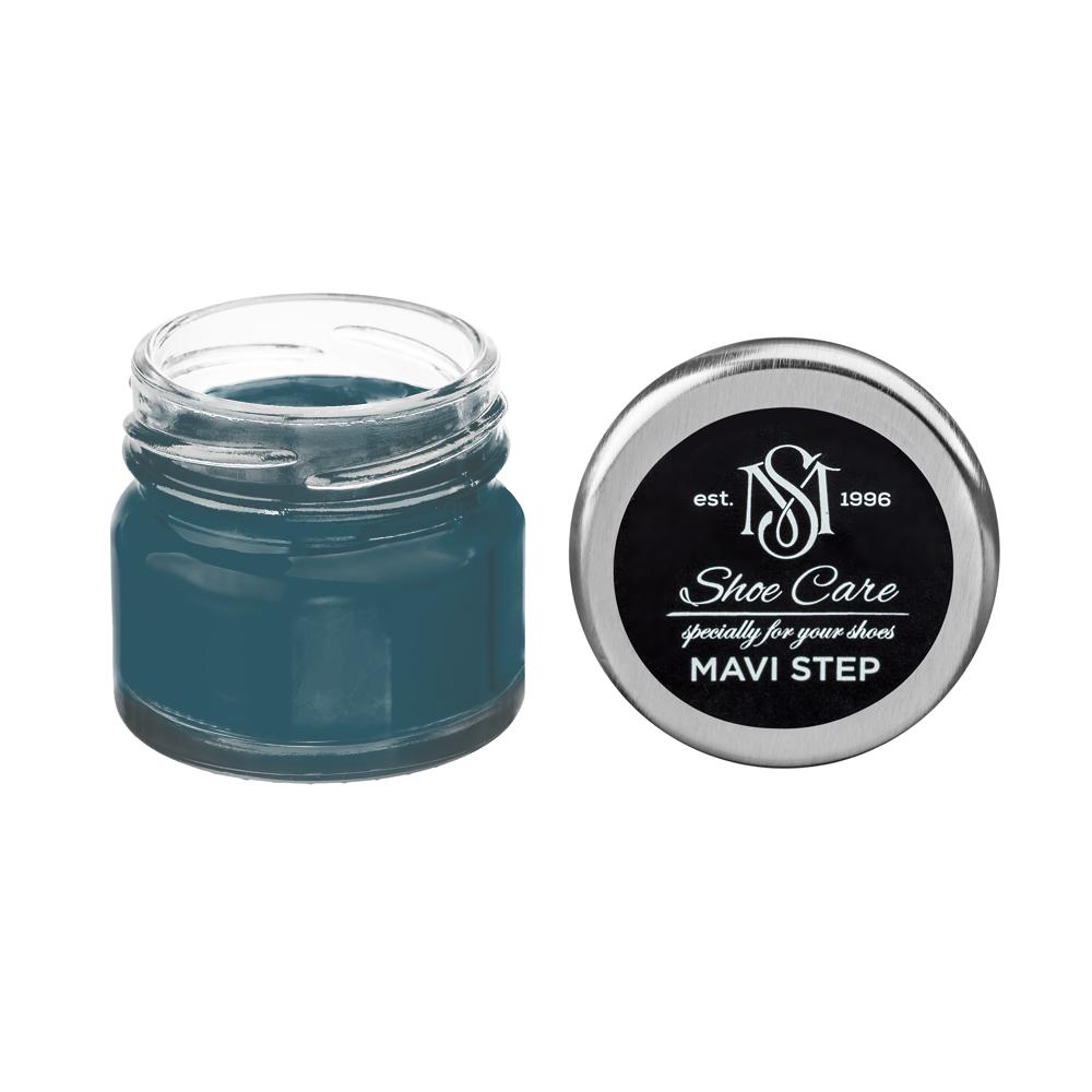 Крем для обуви из кожзама MAVI STEP Custom 25 мл Серо-бирюзовый (6020-B10G)